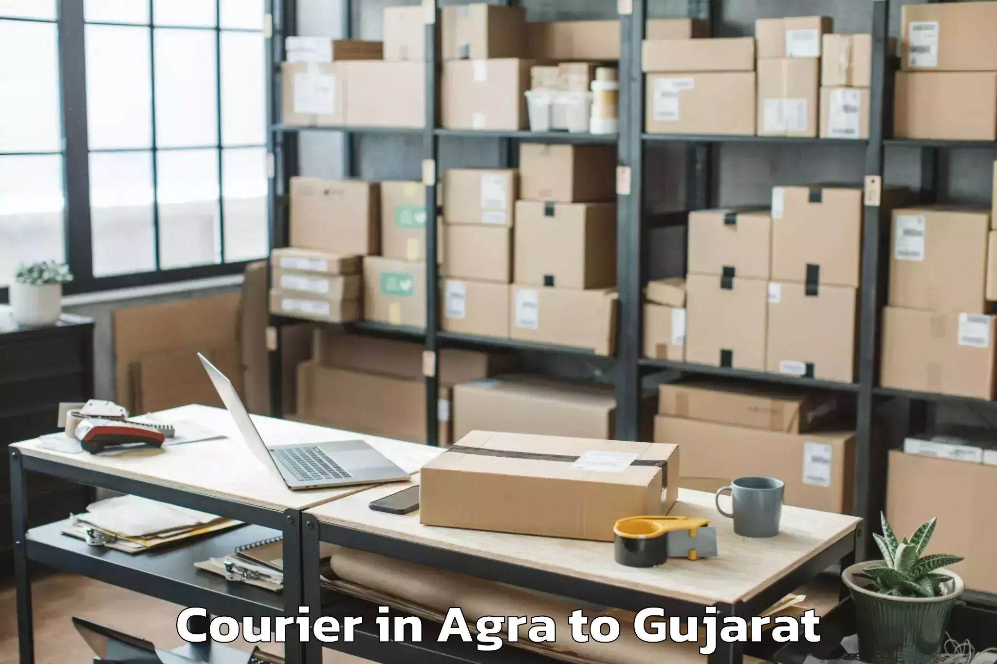 Professional Agra to Baria Courier